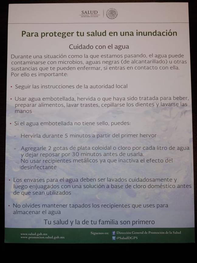 proteje la salud inundacion 2